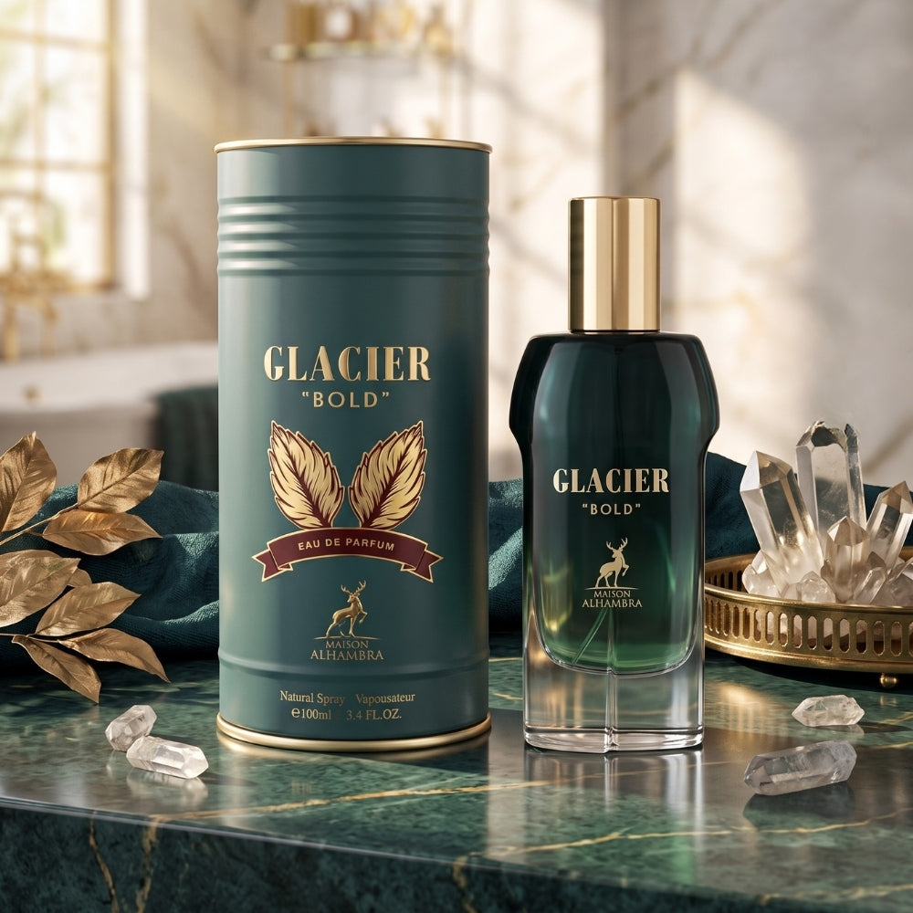 Maison Alhambra Glacier Bold Eau de Parfum 100ml unisex perfume bottle for men and women